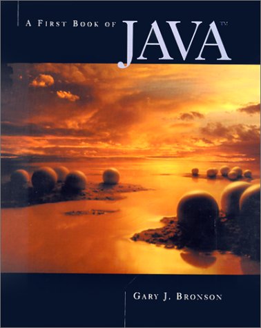 Book cover for First Book of Java