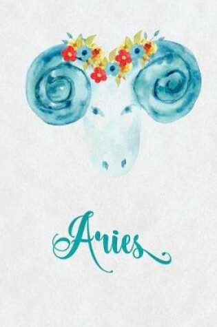 Cover of Aries Zodiac Creative Notebook Journal