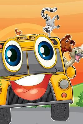 Book cover for School Bus with Different Animals