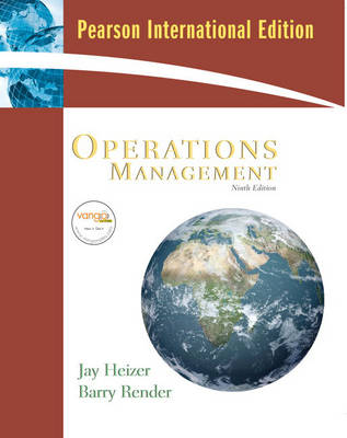 Book cover for Operations Management (PIE), and Student DVD & CD-ROM.