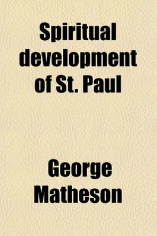 Cover of Spiritual Development of St. Paul