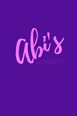 Book cover for Abi's Notebook