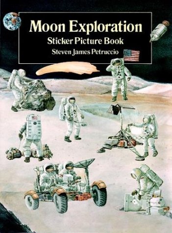 Book cover for Moon Exploration Sticker Picture Book