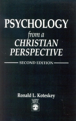 Cover of Psychology from a Christian Perspective