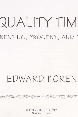Cover of Quality Time: