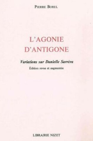 Cover of L' Agonie d'Antigone