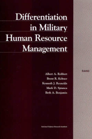 Cover of Differentiation in Military Human Resource Management