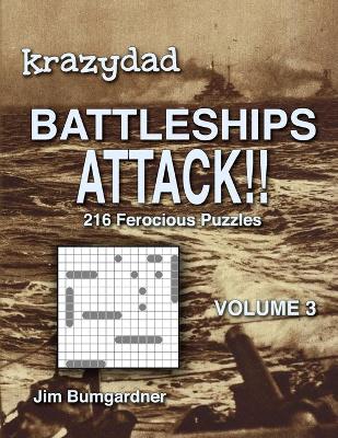 Book cover for Krazydad Battleships Attack!! Volume 3