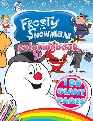 Book cover for Frosty The Snowman Coloring Book