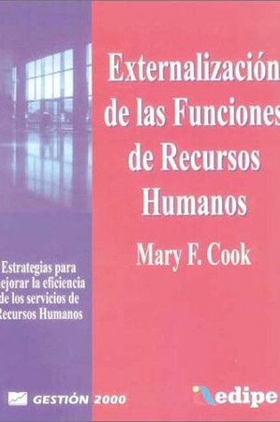 Cover of Externalizacion de Las Funciones de Recursos Humanos