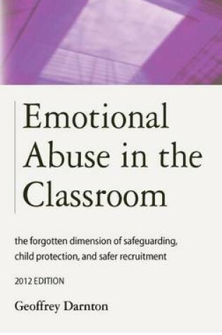 Cover of Emotional Abuse in the Classroom