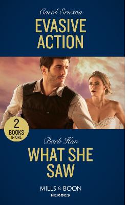 Book cover for Evasive Action / What She Saw