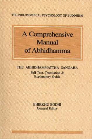 Cover of A Comprehensive Manual of Abhidhamma