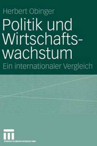 Cover of Politik Und Wirtschaftswachstum