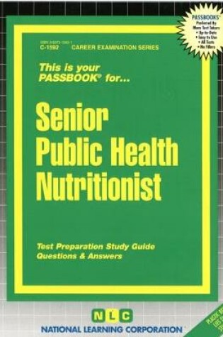 Cover of Senior Public Health Nutritionist