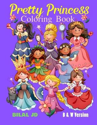 Book cover for Pretty Princess Coloring Book