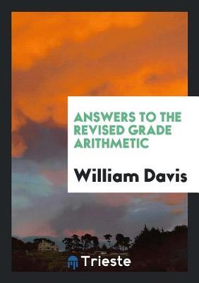 Book cover for Answers to the Revised Grade Arithmetic