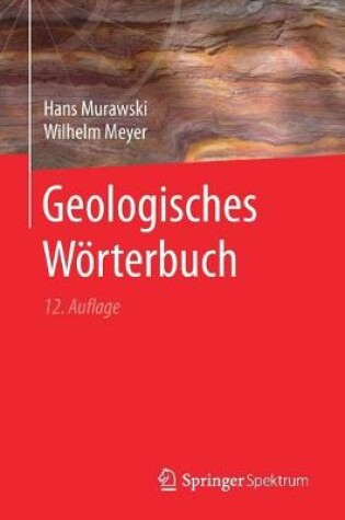 Cover of Geologisches Wörterbuch