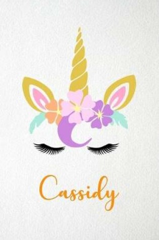 Cover of Cassidy A5 Lined Notebook 110 Pages