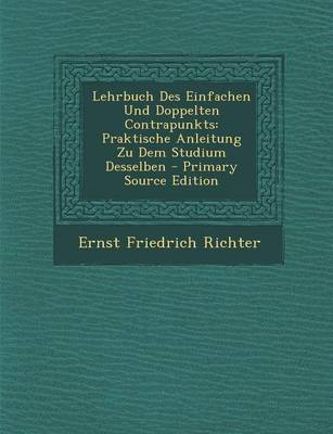 Book cover for Lehrbuch Des Einfachen Und Doppelten Contrapunkts