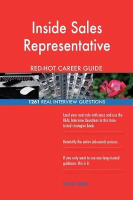 Book cover for Inside Sales Representative Red-Hot Career Guide; 1261 Real Interview Questions