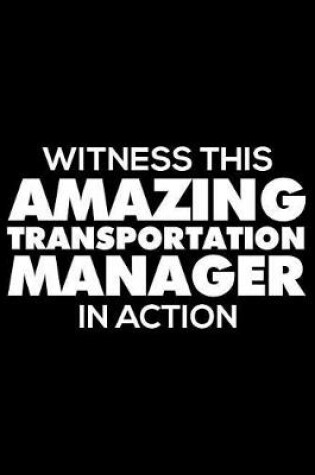 Cover of Witness This Amazing Transportation Manager in Action