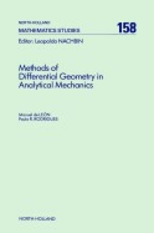 Cover of Methods of Differential Geometry in Analytical Mechanics