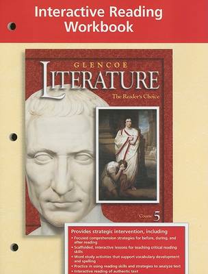 Book cover for Glencoe Literature Interactive Reading Workbook Grade 10