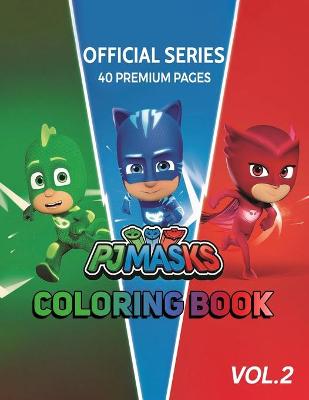 Book cover for PJ Masks Coloring Book Vol2