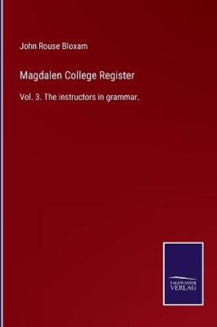 Cover of Magdalen College Register