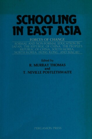 Cover of Schooling in East Asia