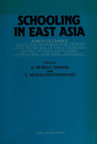 Book cover for Schooling in East Asia