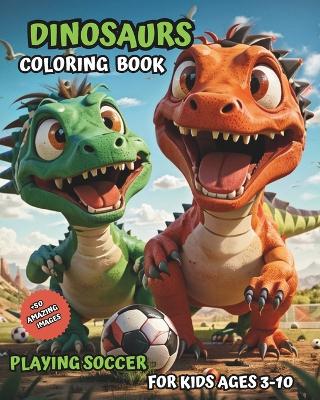 Book cover for Dinosaurs Coloring Book