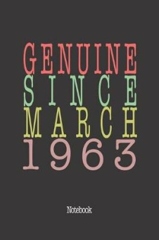 Cover of Genuine Since March 1963