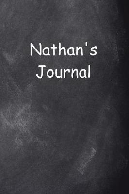 Book cover for Nathan Personalized Name Journal Custom Name Gift Idea Nathan