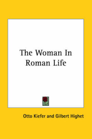 Cover of The Woman in Roman Life