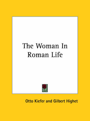 Book cover for The Woman in Roman Life