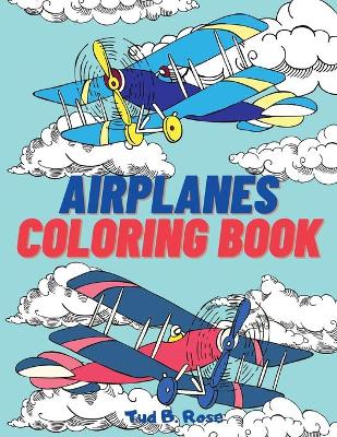 Book cover for Airplanes Coloring Book