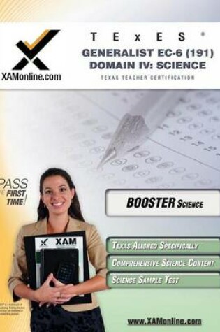 Cover of TExES Generalist Ec-6 191 Science Boost Edition