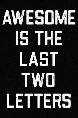 Book cover for Awesome Is The Last Two Letters