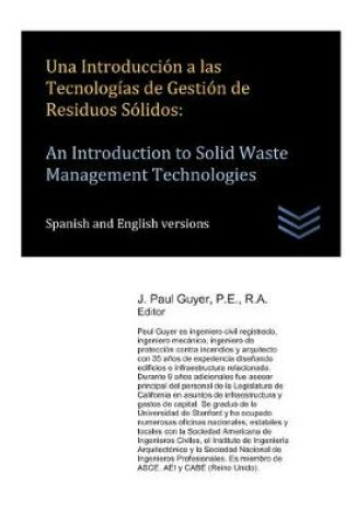 Cover of Una Introduccion a las Tecnologias de Gestion de Residuos Solidos