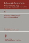Book cover for Software-Fehlertoleranz und -Zuverlassigkeit