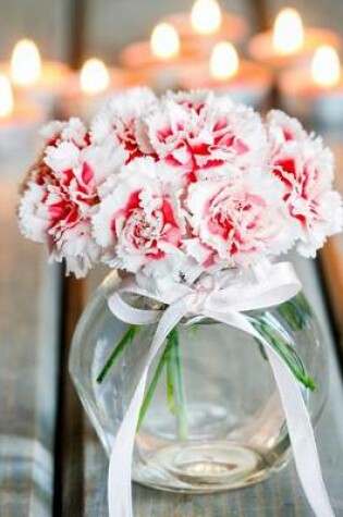 Cover of A Charming Bouquet of Pink Carnations in a Glass Vase Journal