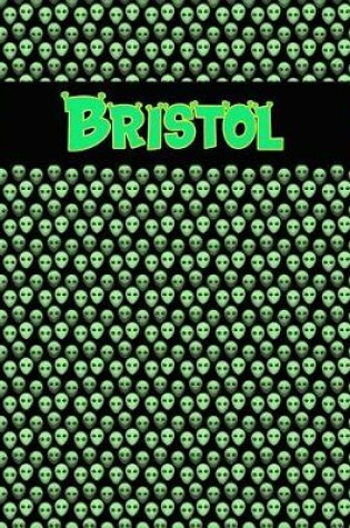 Cover of 120 Page Handwriting Practice Book with Green Alien Cover Bristol