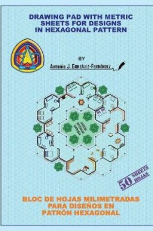 Cover of Drawing Pad with Metric Sheets for Designs in Hexagonal Pattern