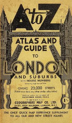 Cover of London A-Z Street Atlas - Historical Edition