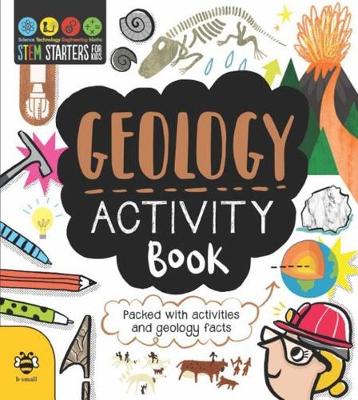 Book cover for STEM Starters for Kids Geology Activity Book