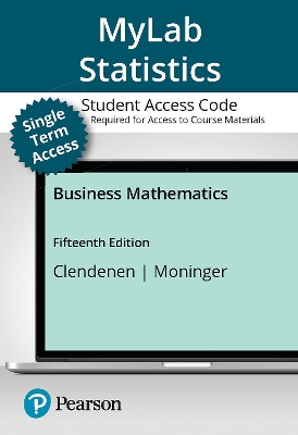 Book cover for MyLab Math with Pearson eText (up to 18-weeks) for Business Mathematics