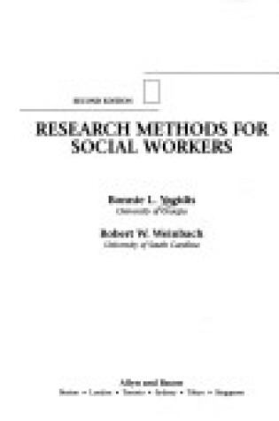 Cover of Research Methods Social Workers