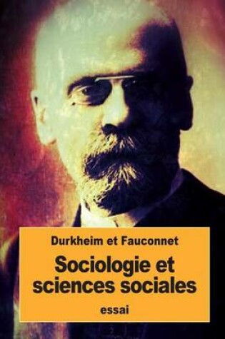 Cover of Sociologie et sciences sociales